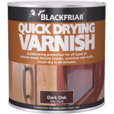 BLACKFRIAR QUICK DRY VARNISH MEDIUM OAK 250ML