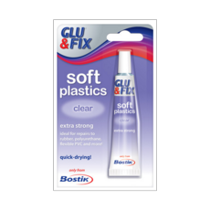 BOSTIK SOFT PLASTICS CLEAR ADHESIVE 20ml