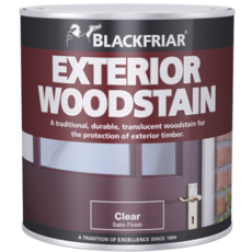 BLACKFRIAR EXTERIOR WOODSTAIN CLEAR 1LITRE