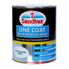 SANDTEX ONE COAT EXTERIOR GLOSS B/W 2.5LITRE