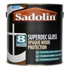 SADOLIN SUPERDEC GLOSS BLACK LITRE