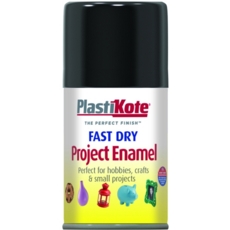 PLASTI-KOTE FAST DRY ENAMEL GLOSS BLACK (101-S) 100MLS