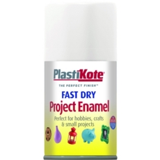 PLASTI-KOTE FAST DRY ENAMEL GLOSS WHITE (102-S) 100MLS