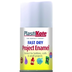 PLASTI-KOTE FAST DRY ENAMEL FLAT WHITE (102-SF) 100MLS