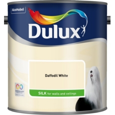 DULUX RETAIL VINYL SILK DAFFODIL WHITE 2.5LITRE