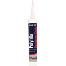 POLYCELL POLYFILLA DECORATORS CAULK WHITE 380 CARTRIDGE