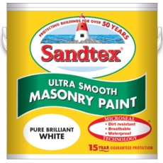 SANDTEX  MASONRY SMOOTH BRILLIANT WHITE 2.5LITRE