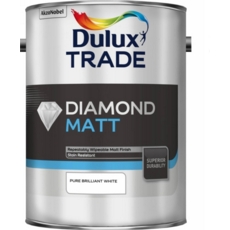 DULUX TRADE DIAMOND MATT BRILLIANT WHITE 2.5LITRE