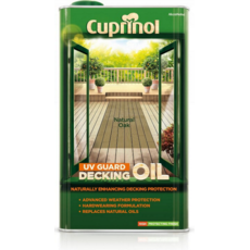 CUPRINOL  DECKING UV GUARD OIL NATURAL OAK 5LTS
