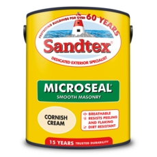 SANDTEX RETAIL SMOOTH MASONRY CORNISH CREAM 5LTS