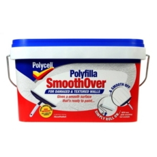 POLYCELL SMOOTHOVER DAMAGED TEXTURED WALLS 2.5LITRE