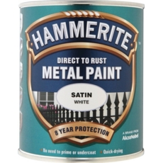 HAMMERITE SATIN WHITE 750MLS