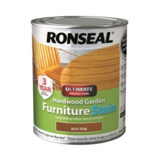 RONSEAL HARDWOOD FURNITURE STAIN RICH TEAK 750MLS