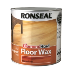 RONSEAL DIAMOND HARD FLOOR WAX NATURAL OAK 2.5LITRE