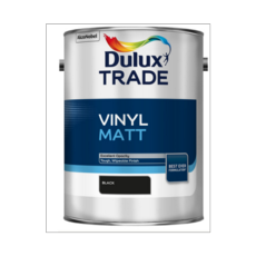 DULUX TRADE VINYL MATT BLACK 5LITRE
