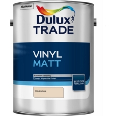 DULUX TRADE VINYL MATT MAGNOLIA 5LITRE