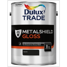 DULUX TRADE METALSHIELD GLOSS BLACK LITRE
