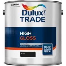 DULUX TRADE GLOSS BLACK 2.5LITRE