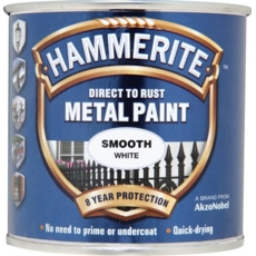 HAMMERITE  SMOOTH WHITE 250MLS