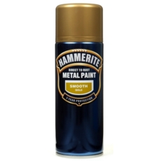 HAMMERITE SMOOTH FINISH GOLD  400MLS