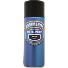 HAMMERITE SATIN FINISH BLACK 400MLS