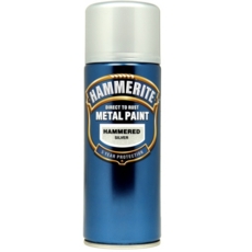 HAMMERITE HAMMERED FINISH SILVER 400MLS