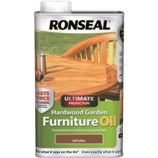 RONSEAL ULTIMATE GARDEN FURNITURE OIL NATURAL  LITRE