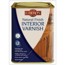 LIBERON NAT.FINISH INTERIOR VARNISH CLEAR MATT LITRE