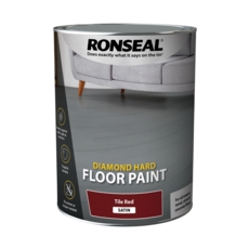 RONSEAL DIAMOND HARD FLOOR PAINT TILE RED 5L