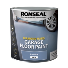 RONSEAL DIAMOND HARD GARAGE FLOOR PAINT STEEL BLUE 2.5L