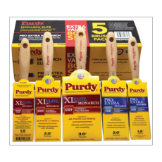 PURDY TWIN PACK ELITE & MONARCH BRUSH SET
