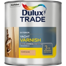 DULUX TRADE WEATHERSHIELD YACHT VARNISH 1LT