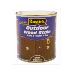 RUSTINS Q/D Outdoor Wood Stain Ebony 500ml