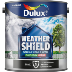 DULUX RETAIL WEATHERSHIELD  QD GLOSS PB White 2.5lt