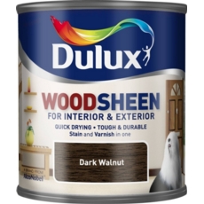 DULUX WATERBASED WOODSHEEN DARK WALNUT 250ML