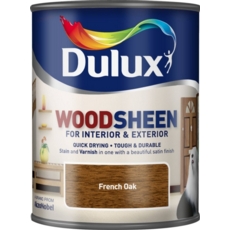 DULUX WATERBASED WOODSHEEN FRENCH OAK 750ML