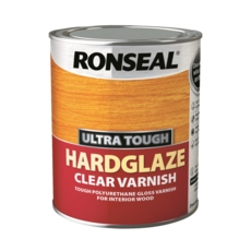 RONSEAL ULTRA TOUGH HARDGLAZE GLOSS VARNISH CLEAR 2.5LITRE
