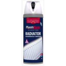 PLASTI-KOTE TWIST & SPRAY 26 100 RADIATOR GLOSS WHITE 400ML