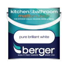 BERGER K&B MATT PURE BRILLIANT WHITE 2.5 LTR