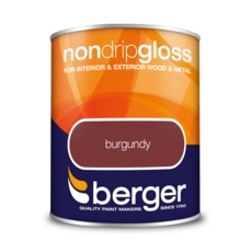 BERGER NON DRIP GLOSS BURGUNDY 750MLS