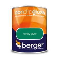BERGER NON DRIP GLOSS HENLEY GREEN 750MLS