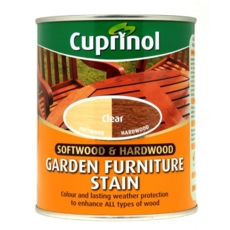 CUPRINOL SOFTWOOD/HARDWOOD FURNITURE STAIN CLEAR 750ML