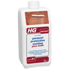 HG PARQUET PROTECTIVE COATING GLOSS FINISH No.51  1litre
