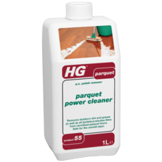 HG PARQUET POWER CLEANER (P.E. POLISH REMOVER) No.55  1litre