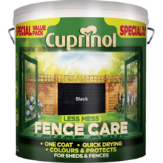 CUPRINOL LESS MESS SHED/FENCE BLACK 6L