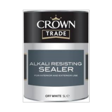 CROWN TRADE Alkali RESISTANT Primer Off White PX3 ILITRE