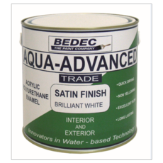 BEDEC AQUA ADVANCED SATIN BRILLIANT WHITE LITRE