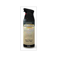 Rust-Oleum Universal Black Gloss 400mls