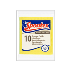 SPONTEX SPECIALIST SPONGE CLOTHS 18x 19.4cm (10)