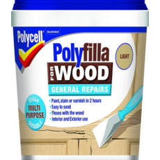 POLYFILLA FOR WOOD GENERAL REPAIR LIGHT TUB 380GM